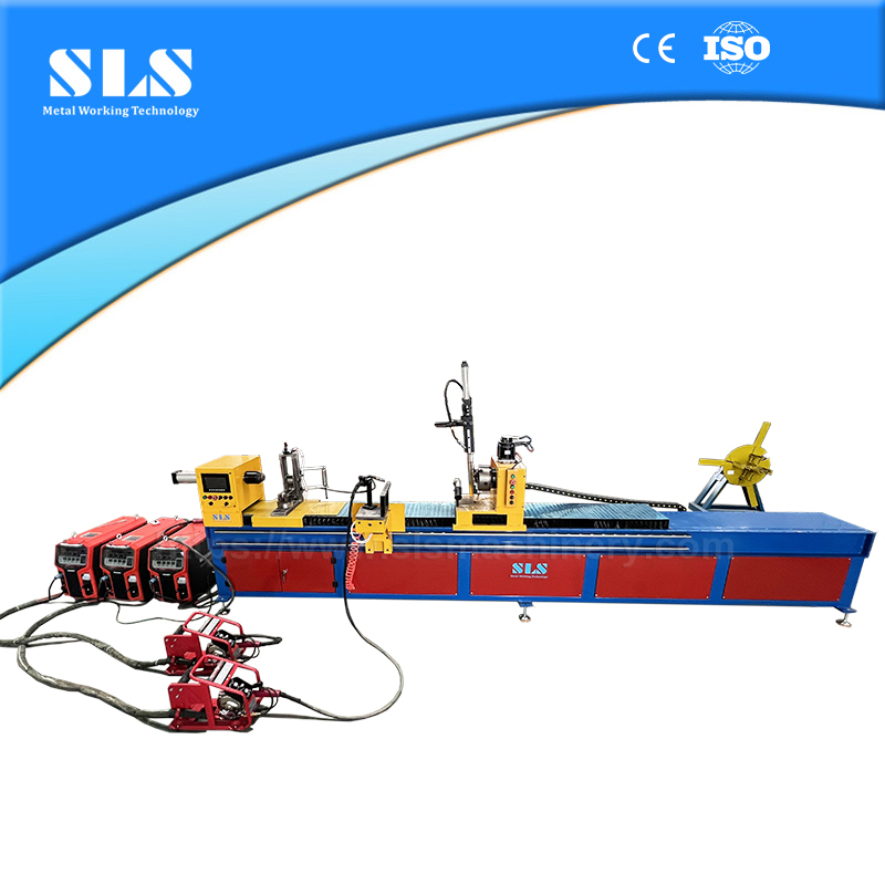 Pile di produzione di viti a terra Linea di produzione - Attrezzatura di processo di saldatura a spirale automatica della vite di terra