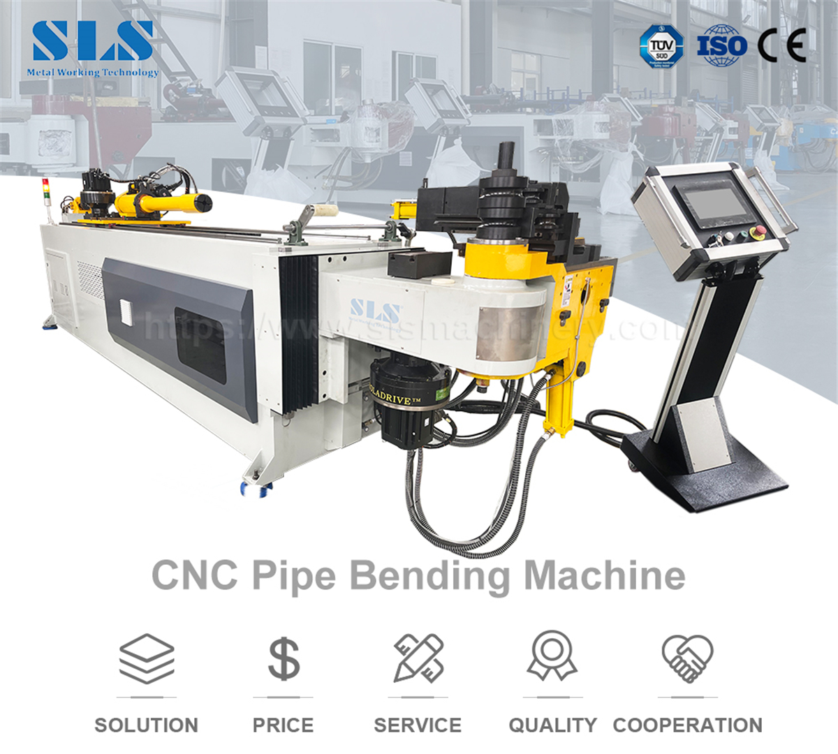 Macchina per flessione per tubi a CNC