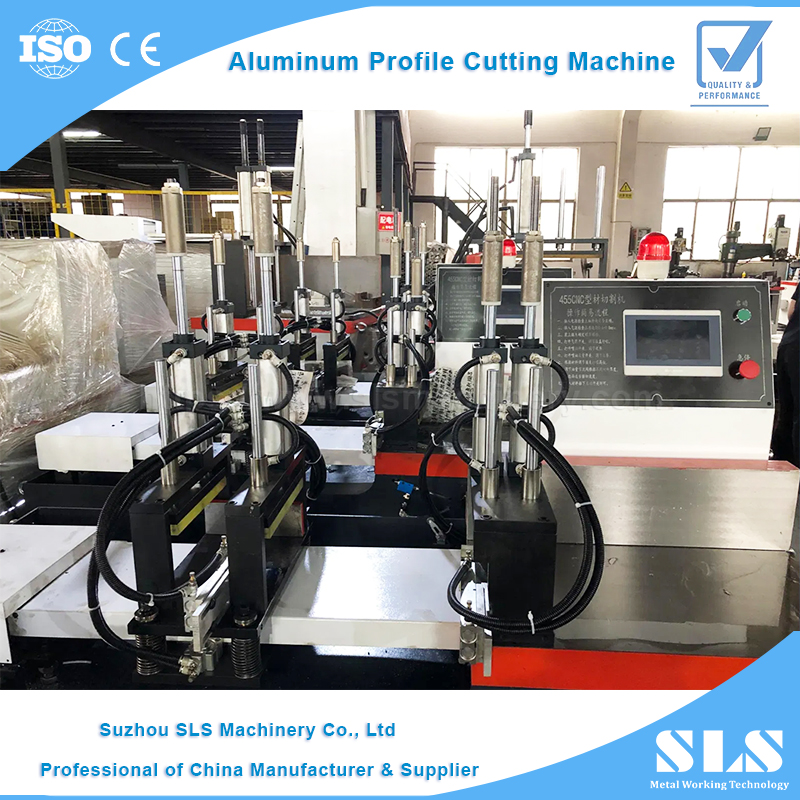 SLS efficiente macchina per taglio in alluminio per tubi di profilo in alluminio in rame (tipo MC-455CNC)