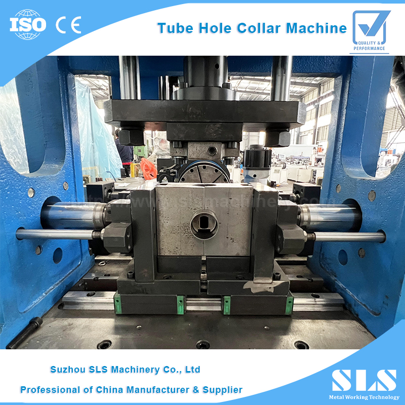 Macchina per perforazione del colletto del foro del tubo automatico BP-50 | Puntatrice per punzonatura del tubo in acciaio inossidabile CNC per processo di formazione del ramo tubolare