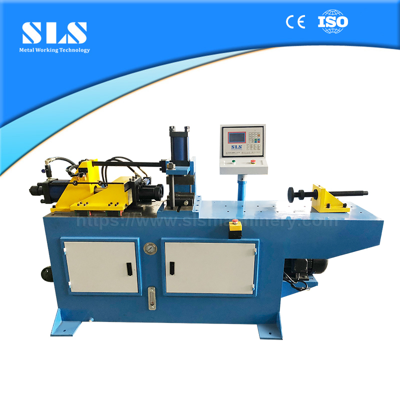 TM-60NC Tipo 2 Stazione Premere il bordo del tubo Abbacking Ducking Tube Forning Machine