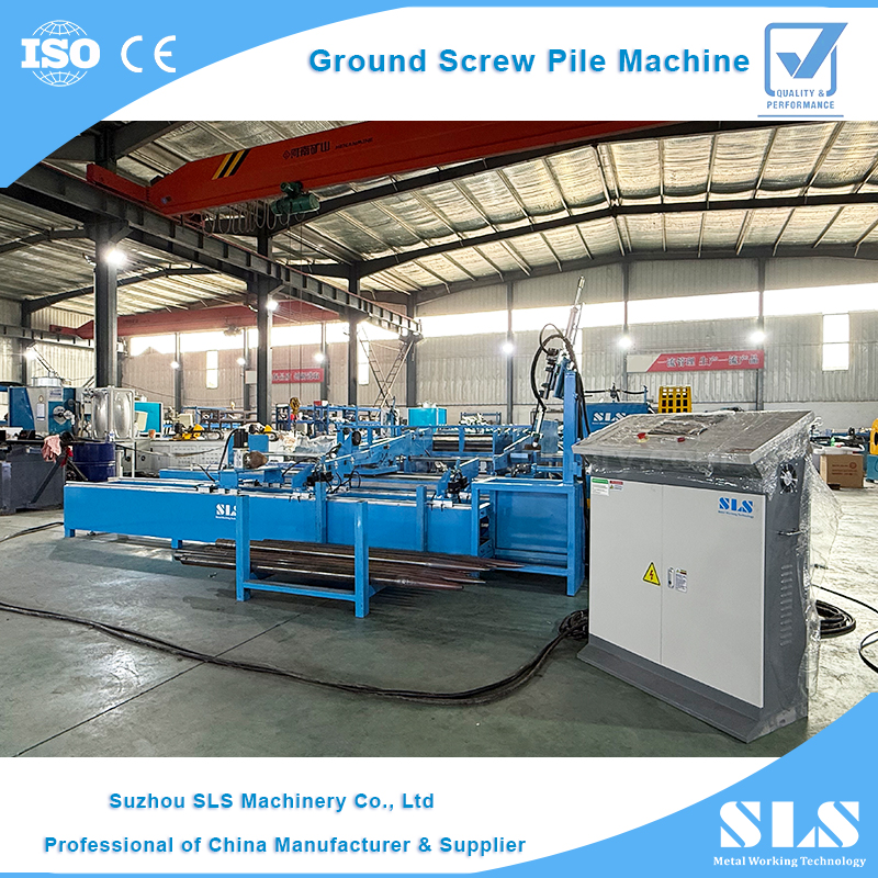 Macchina per riduzione della punta del tubo completamente automatica (Swagging a cono) con perforazione laser - linea di produzione di produzione a vite a terra tipo 160 cnc Parte 1