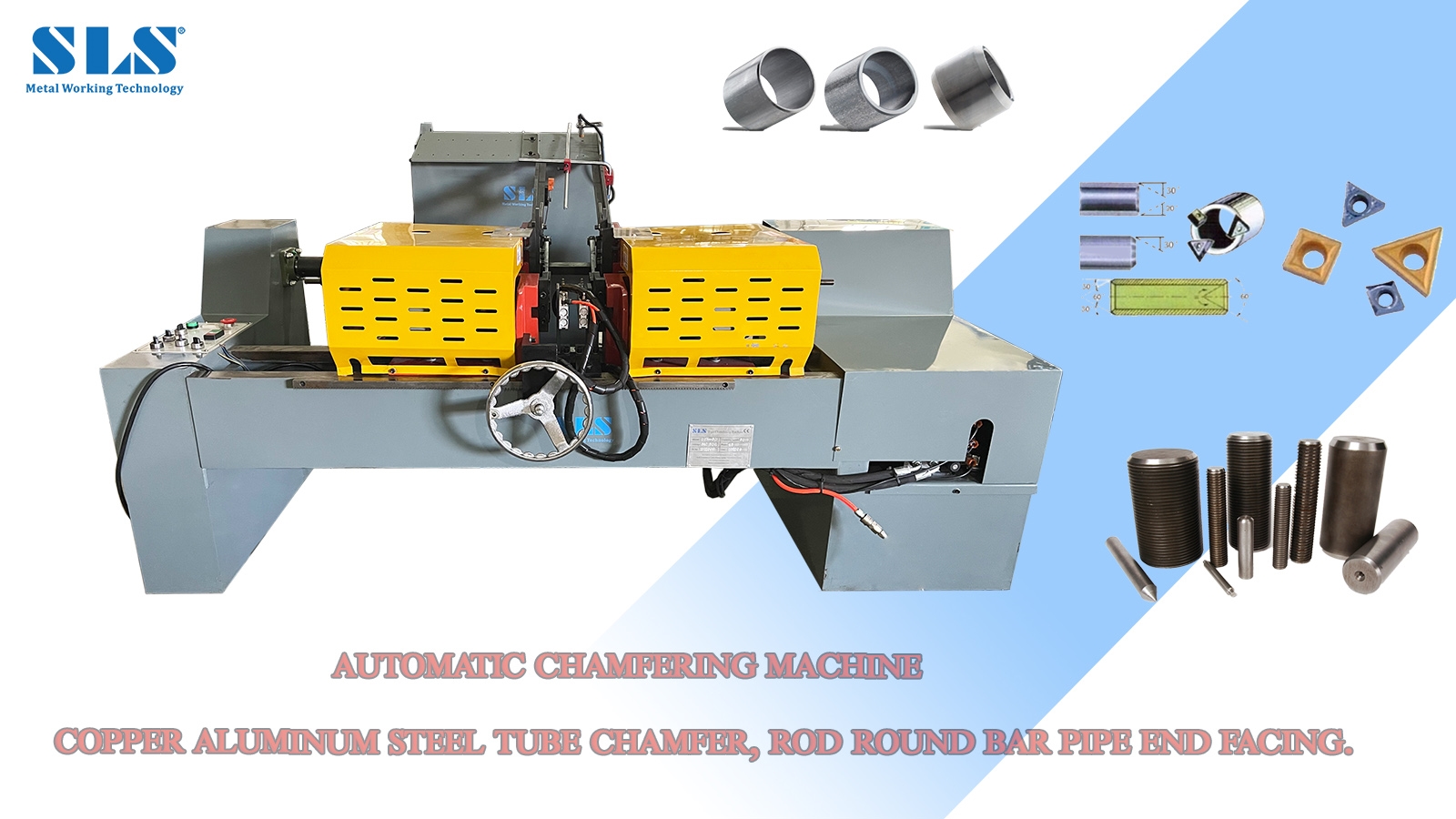 Macchina smussata automatica - Cambio tubo | Fine del tubo rivolta