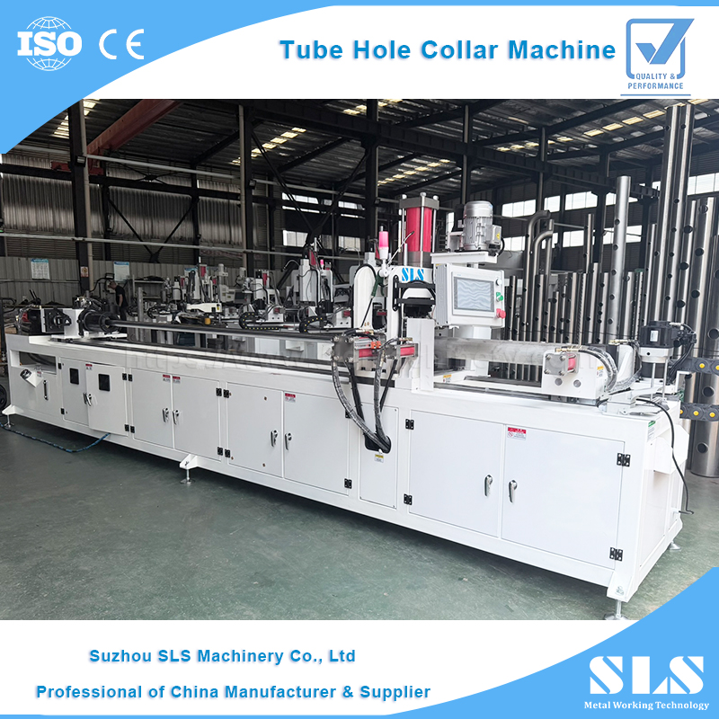 BP-130 Tipo Punzonatrice e perforatrice automatica per collare per tubo in acciaio CNC per collettori di diramazione per tubi di raffreddamento a liquido CDU
